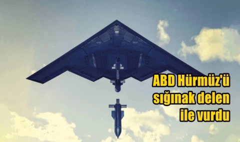 ABD Hürmüz'ü sığınak delen ile vurdu