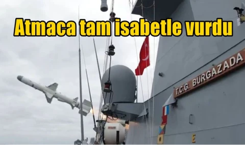 Atmaca tam isabetle vurdu