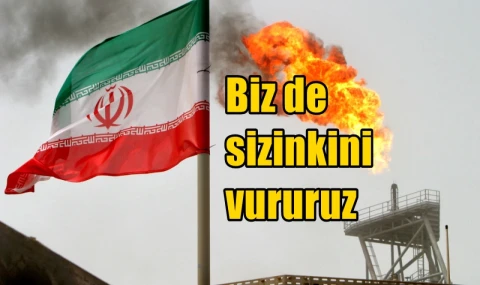 Biz de sizinkini vururuz