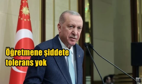 Öğretmene şiddete tolerans yok