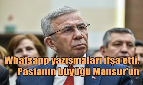 Pastanın büyüğü Mansur'un