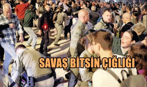 Savaş bitsin çığlığı!