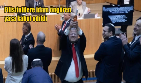 Filistinlilere idam öngören yasa kabul edildi