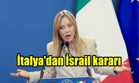 İtalya'dan İsrail kararı
