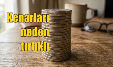 Kenarları neden tırtıklı