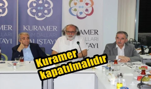 Kuramer kapatılmalıdır