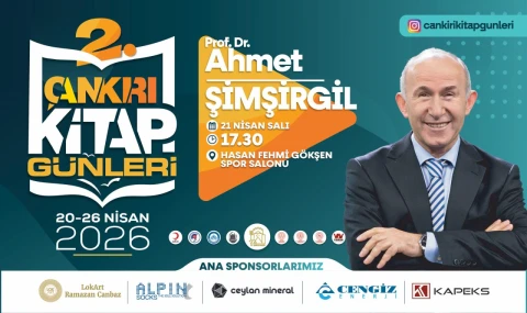 Prof.Dr. Ahmet Şimşirgil Çankırı Kitap Günleri'nde