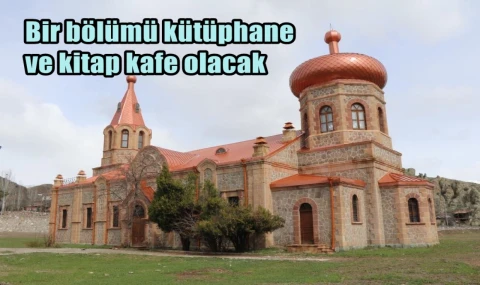 Bir bölümü kütüphane ve kitap kafe olacak