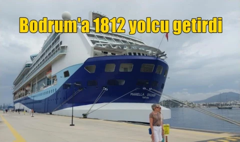 Bodrum'a 1812 yolcu getirdi