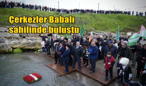 Çerkezler Babalı sahilinde buluştu