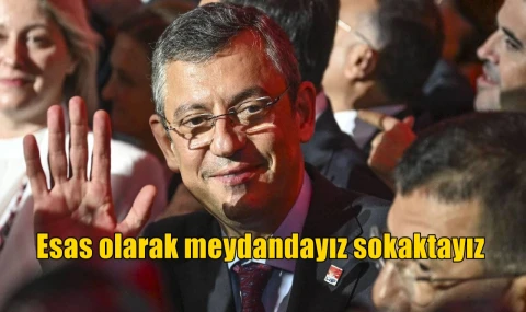 Esas olarak meydandayız sokaktayız
