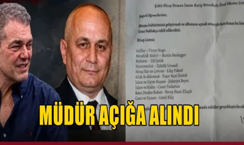 İmam Hatip Müdürü açığa alındı
