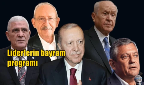 Liderlerin bayram programı
