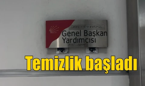 Temizlik başladı