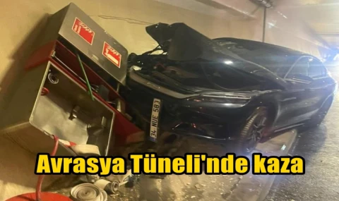 Avrasya Tüneli'nde kaza