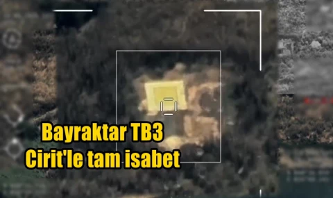 Bayraktar TB3 Cirit'le tam isabet