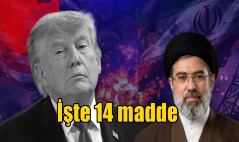 İşte 14 madde