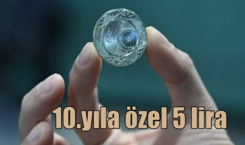 10.yıla özel 5 lira