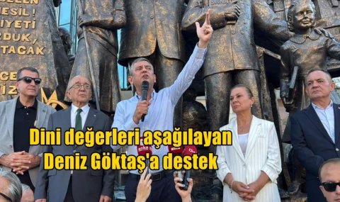 Dini değerleri aşağılayan Deniz Göktaş'a destek