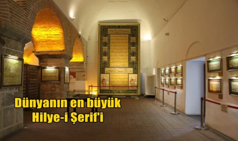 Dünyanın en büyük Hilye-i Şerif'i