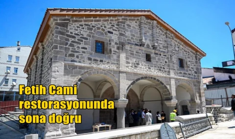 Fetih Cami restorasyonunda sona doğru