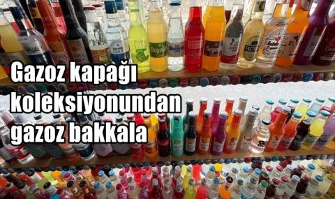 Gazoz kapağı  koleksiyonundan gazoz bakkala