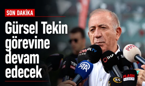 Gürsel Tekin görevine devam edecek