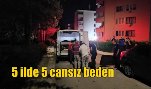 5 ilde 5 cansız beden