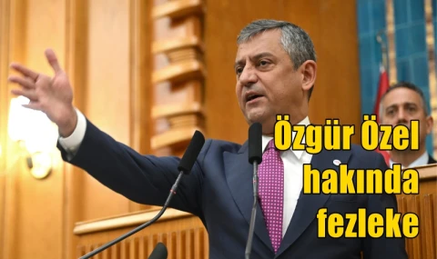 Özgür Özel hakkında fezleke
