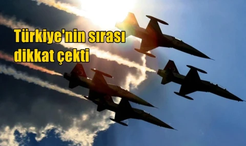 Türkiye'nin sırası dikkat çekti
