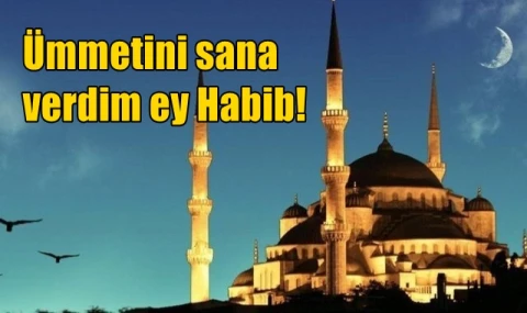 Ümmetini sana verdim ey Habib!