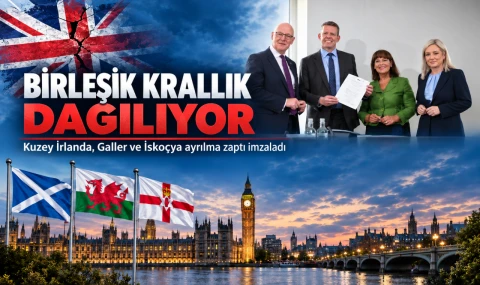 Birleşik Krallık dağılıyor: Kuzey İrlanda, Galler, İskoçya başbakanları ayrılma zaptı imzaladı