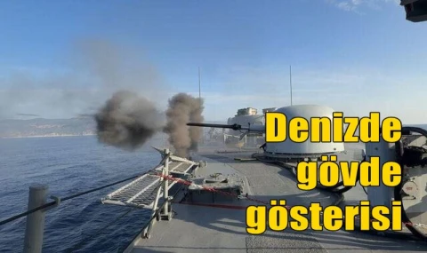 Denizde gövde gösterisi