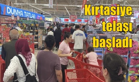 Kırtasiye telaşı başladı