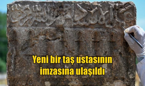 Yeni bir taş ustasının imzasına ulaşıldı