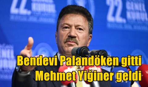 Bendevi Palandöken gitti Mehmet Yiğiner geldi