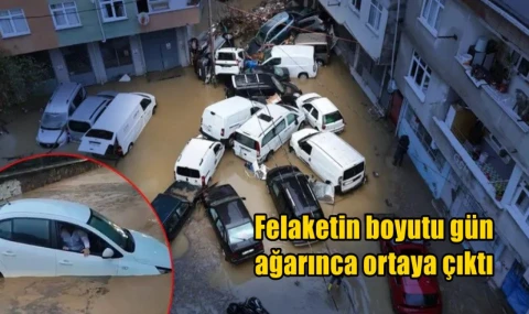 Felaketin boyutu gün ağarınca ortaya çıktı